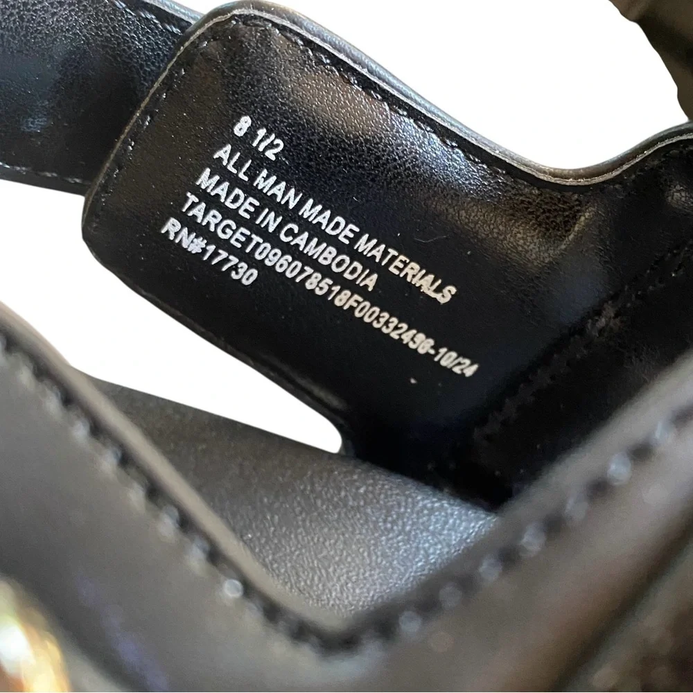 A New Day Black Jonie Sandals with Arch Support | New in Box | 8.5